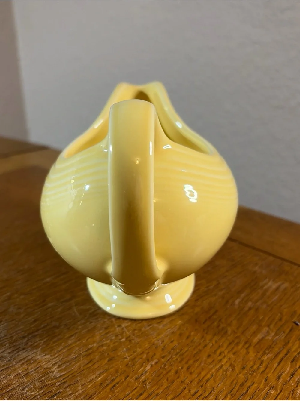 Fiestaware Yellow Ceramic Gravy Boat
